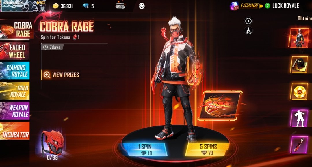 The Cobra Fist is Back Here’s How You Can Get It in Free Fire