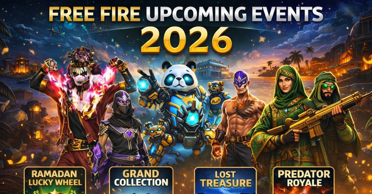 Free Fire Upcoming Events 2026