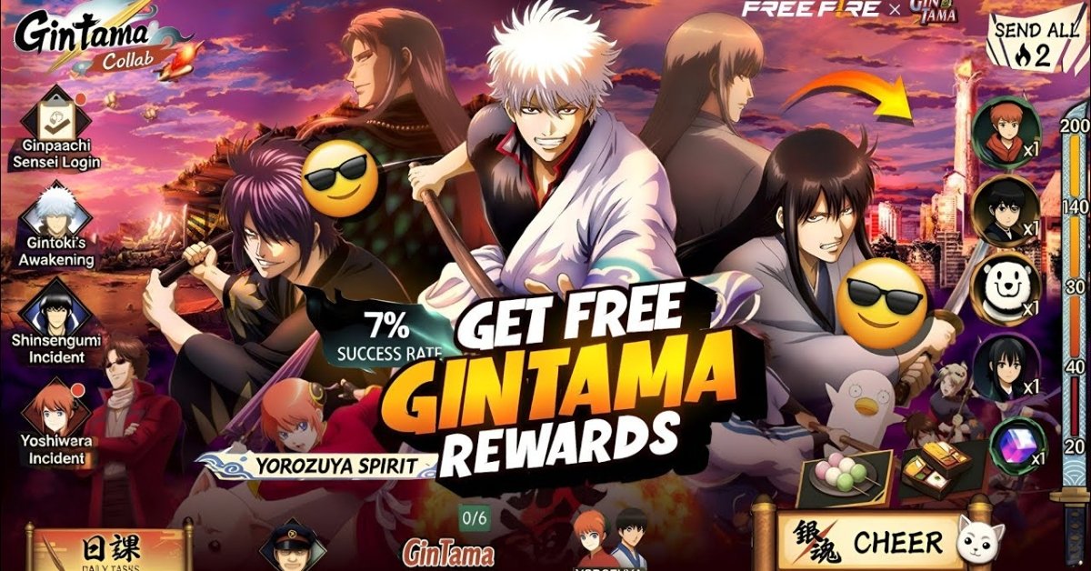 Gintama x Free Fire Collaboration 2026