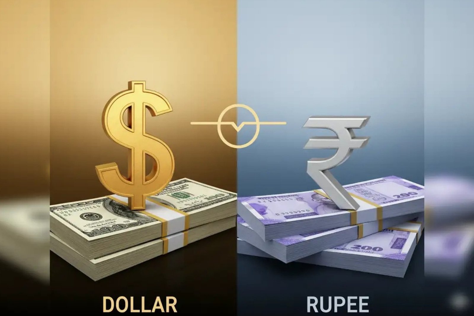 Rupee Falls to Record Low Against Dollar