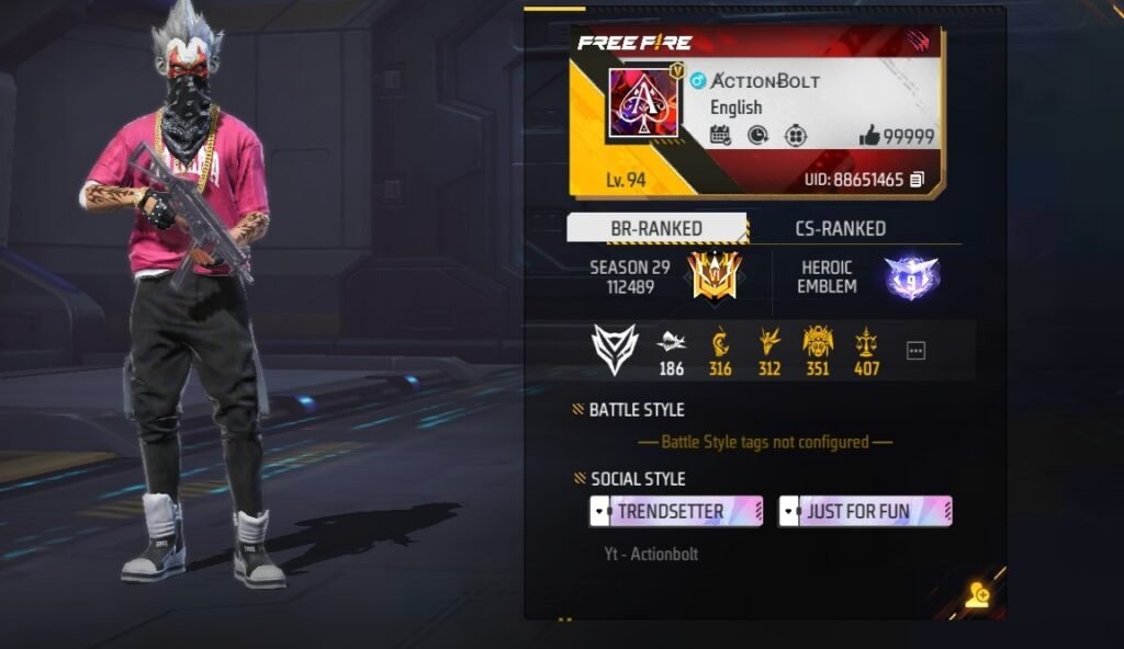 Reaching Level 100 in Free Fire UID: What It Means and Why It’s So Special