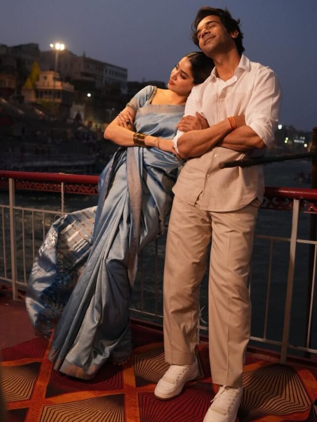 जाह्नवी  कपूर ने बनारस में राजकुमार राव के साथ किया आने वाली फिल्म का प्रमोशन