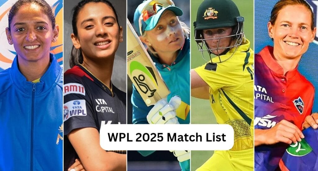 WPL 2025: शेड्यूल, टीम्स, नीलामी की जानकारी, मैच लिस्ट और पॉइंट्स टेबल