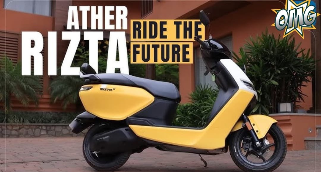 Ather Rizta S इलेक्ट्रिक स्कूटर मात्र ₹12000 के डाउन पेमेंट पर घर लाएं, बस ₹3384 देना होगा हर महीना