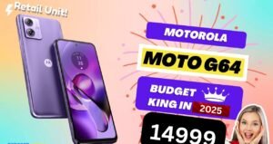 मात्र 14999 मे लाए ये 50 मेगापिक्सेल वाला कैमरा वाला फोन Motorola G64 5G,जाने प्राइस और फीचर्स