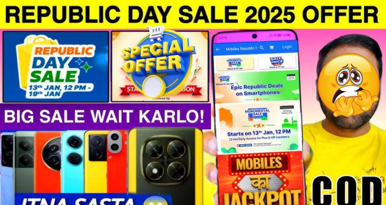 तगड़े डिस्काउंट पर मिल रहा एंड्रॉयड फोन्स Flipkart Republic Day Sale पर मची बम्पर लूट