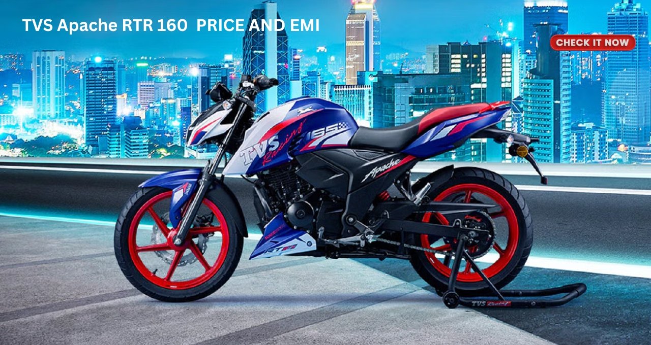 बोल्ड लुक और शानदार परफॉरमेंस वाली TVS Apache RTR 160 4V मात्र 1 लाख से सुरू, जाने फीचर्स 