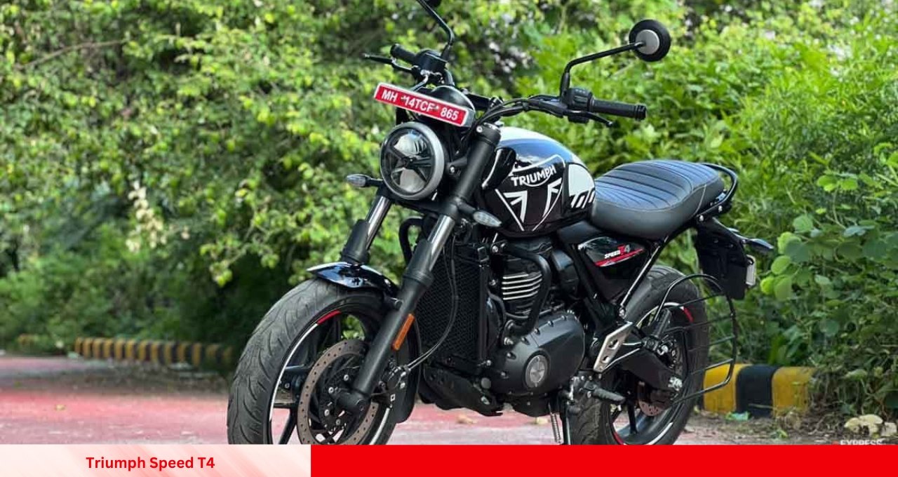 Triumph Speed T4 रॉयल एनफील्ड से सस्ती और दमदार क्रूजर बाइक, कीमत और फीचर्स कर देंगे हैरान