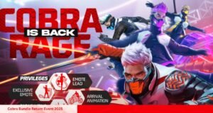 Free Fire Lovers के लिए खुशखबरी Cobra Bundle Return Event 2025 में धमाकेदार इनाम पाने का मौका