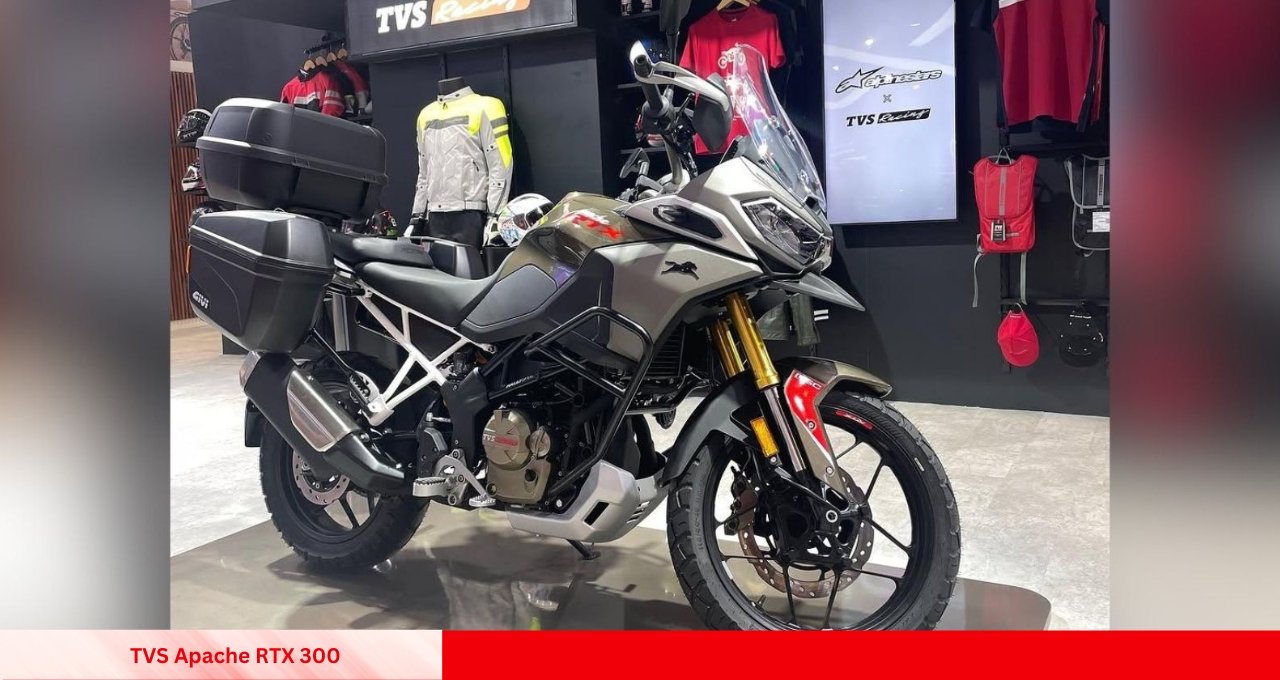 TVS Apache RTX 300 दमदार 299cc इंजन के साथ स्पोर्ट्स बाइक की नई पहचान