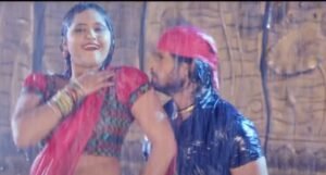 भोजपुरी धमाका Khesari Lal और Kajal Raghwani का रोमांस फिर हुआ वायरल