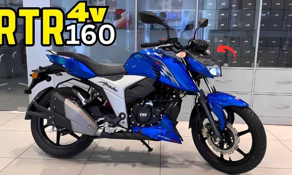 New TVS Apache RTR 160 हुई लॉन्च जबरदस्त फीचर्स और कीमत जानकर रह जाएंगे दंग