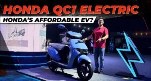 Honda QC1: सिर्फ ₹1 लाख में 80KM माइलेज वाला धांसू इलेक्ट्रिक स्कूटर