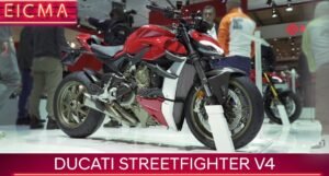 Ducati Streetfighter V4 1103cc का पावरफुल इंजन, 300 km/h की स्पीड और जबरदस्त लुक