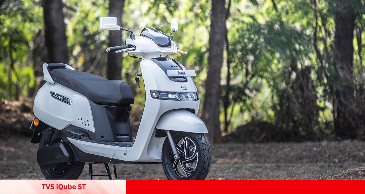 ₹21,000 की डाउन पेमेंट पर खरीदें 150KM रेंज वाली TVS iQube ST इलेक्ट्रिक स्कूटर