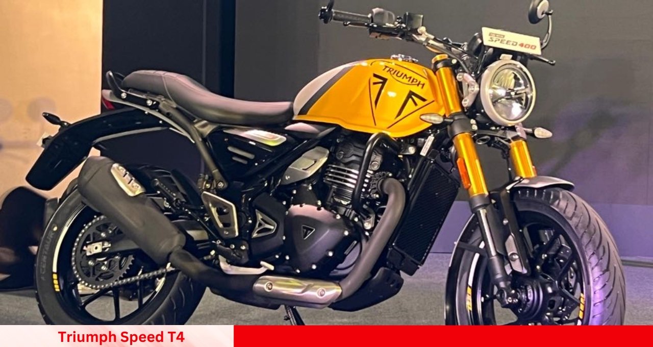 ₹2 लाख से भी कम में मिल रही दमदार Triumph Speed T4 क्रूजर बाइक शानदार परफॉर्मेंस और स्टाइल का परफेक्ट कॉम्बिनेशन