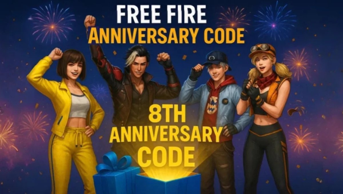 Free Fire 8th Anniversary Code 2025: फ्री रिवॉर्ड्स का सुनहरा मौका, अब पीछे मत रह जाना