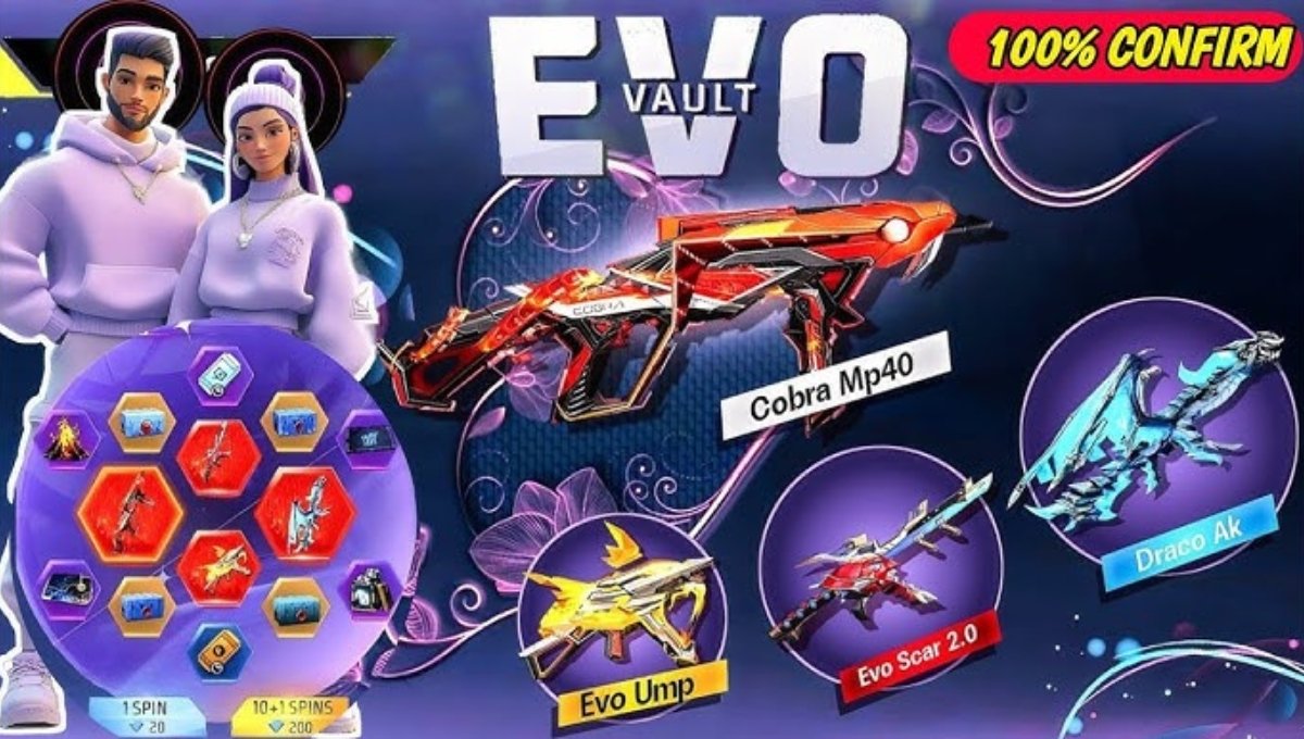 Evo Vault Event June 2025: एक ही स्पिन में जीतें Evo Gun Skins का खजाना, जानिए सबसे असरदार ट्रिक