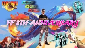 Free Fire Max 8th Anniversary पर मिल रहे हैं खास तोहफे, मुफ्त में पाएं बैटल कार्ड और वॉयस पैक