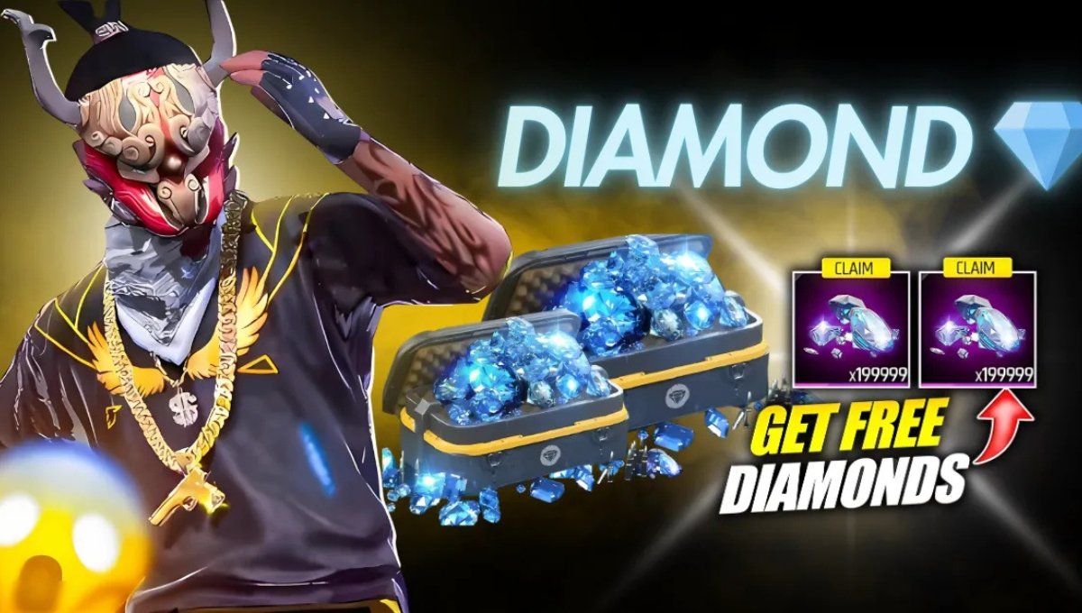 Free Fire Diamond Trick 2025: फ्री में 99,999 डायमंड्स पाने का आसान तरीका
