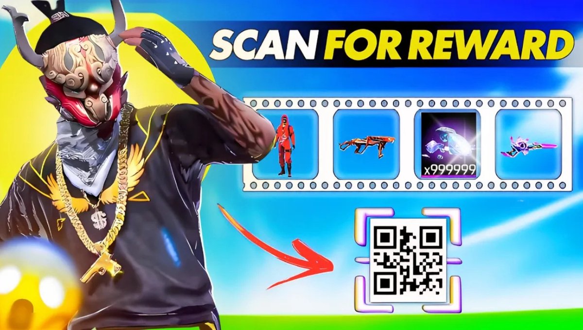 Free Fire QR Code: अब डायमंड्स, बंडल और इमोट्स पाएं बिल्कुल फ्री में जानिए 2025 का सबसे आसान तरीका