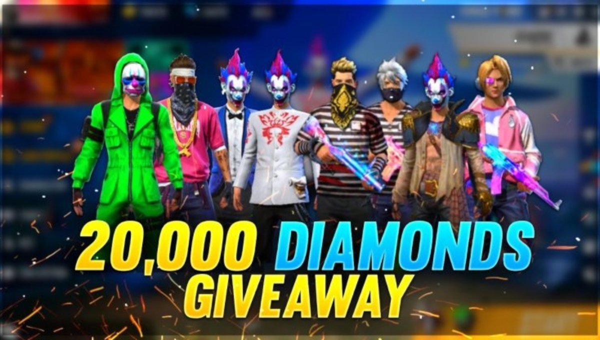 फ्री फायर में फ्री में पाएं 20,000 Diamonds बिना टॉप-अप और बिना हैक के