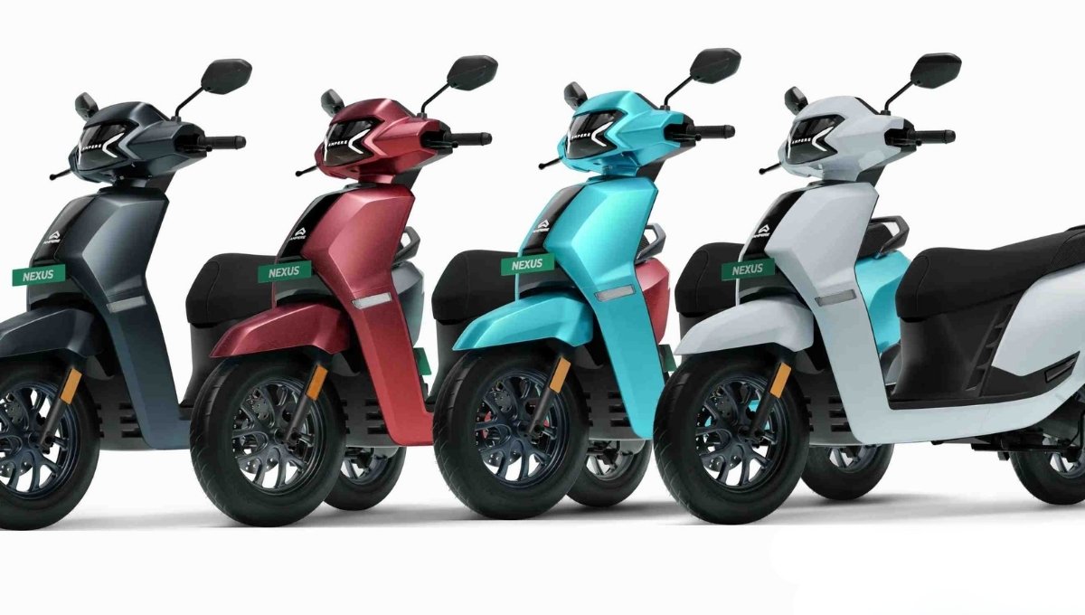 Ampere Nexus स्कूटर: 1.10 लाख में लॉन्च, 93km की टॉप स्पीड और फास्ट चार्जिंग के साथ