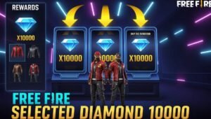Free Fire Selected Diamond 10000 सिर्फ सिलेक्टेड प्लेयर्स के लिए 10K डायमंड का सुनहरा मौका