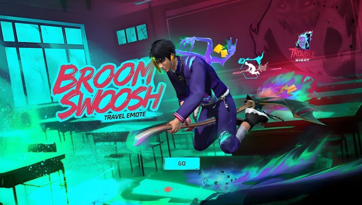 Broom Swoosh Travel Emote से Free Fire में उड़ान भरें: 1 Spin Trick से कैसे जीतें