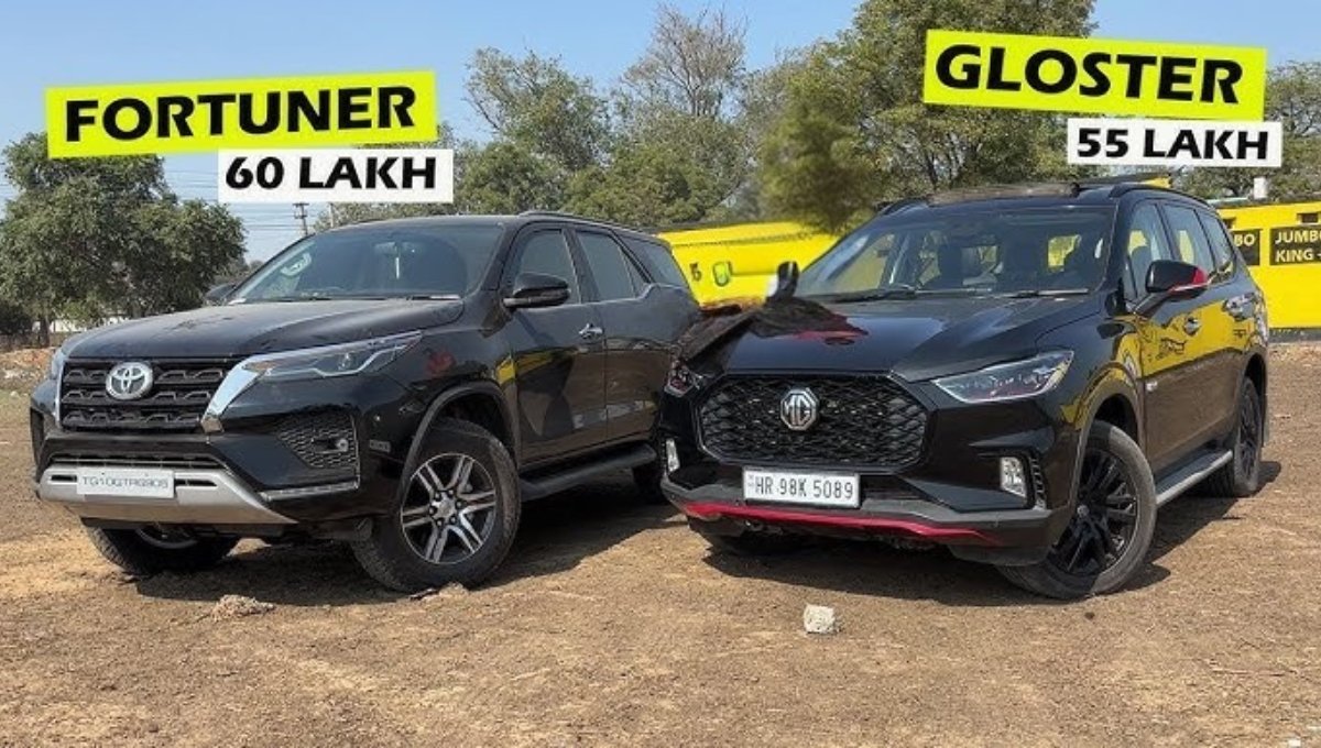 Toyota Fortuner 2025 Vs MG Gloster 2025: दमदार फीचर्स, कीमत और टेक्नोलॉजी का पूरा मुकाबला