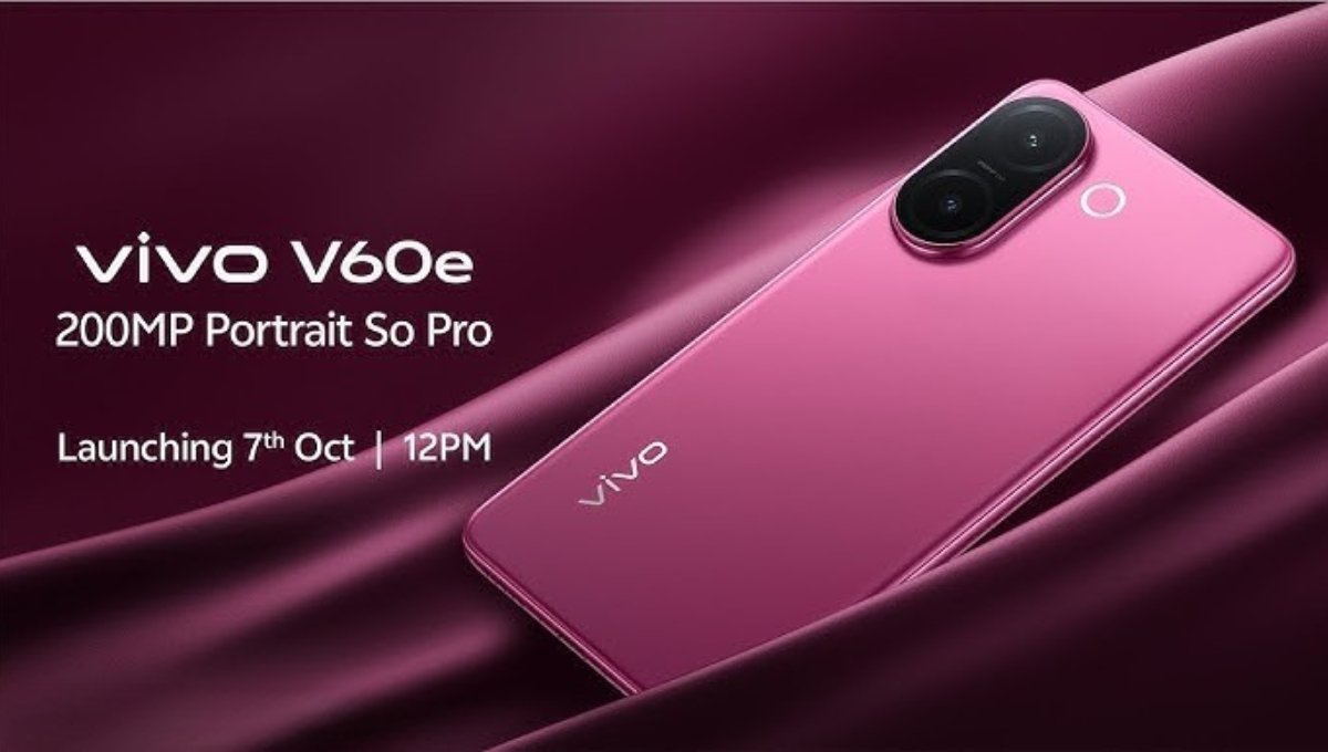 Vivo V60e Launch: 200MP कैमरा और 6,500mAh बैटरी के साथ दमदार एंट्री