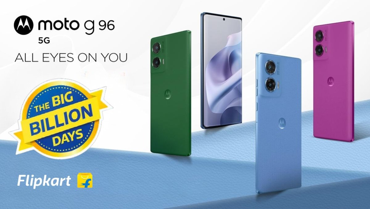 Motorola G96 5G: दमदार बैटरी और 50MP कैमरे के साथ Flipkart Big Billion Days Sale में धांसू ऑफर