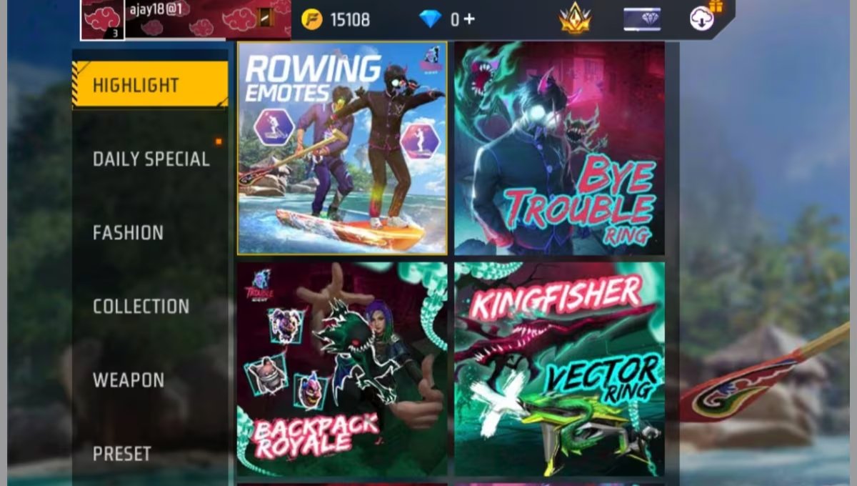 Free Fire Max Rowing Emotes Event: नया इवेंट दे रहा है Boat Race Aura का शानदार मौका, जानें कैसे करें स्पिन और फ्री में पाएं रिवॉर्ड्स