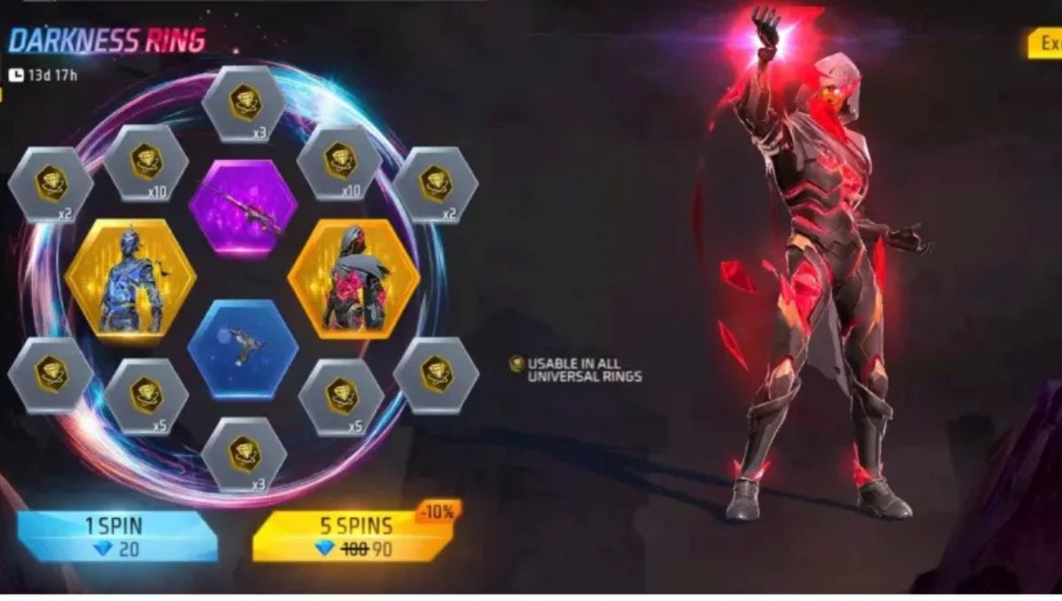 Darkness Ring Event Free Fire: 4 अक्टूबर से इंडिया सर्वर पर लॉन्च, कम डायमंड्स में जीतें Legendary रिवॉर्ड्स