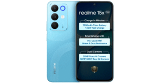 Realme 15x 5G ₹16,999 दमदार फीचर्स के साथ किफायती 5G स्मार्टफोन जानिए पूरी डिटेल