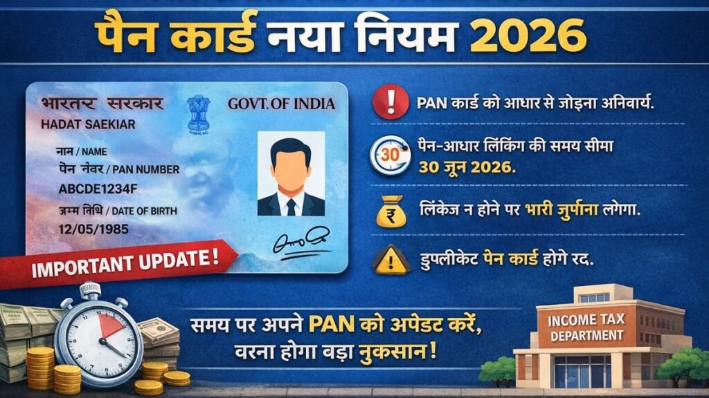 PAN Card New Rule 2026