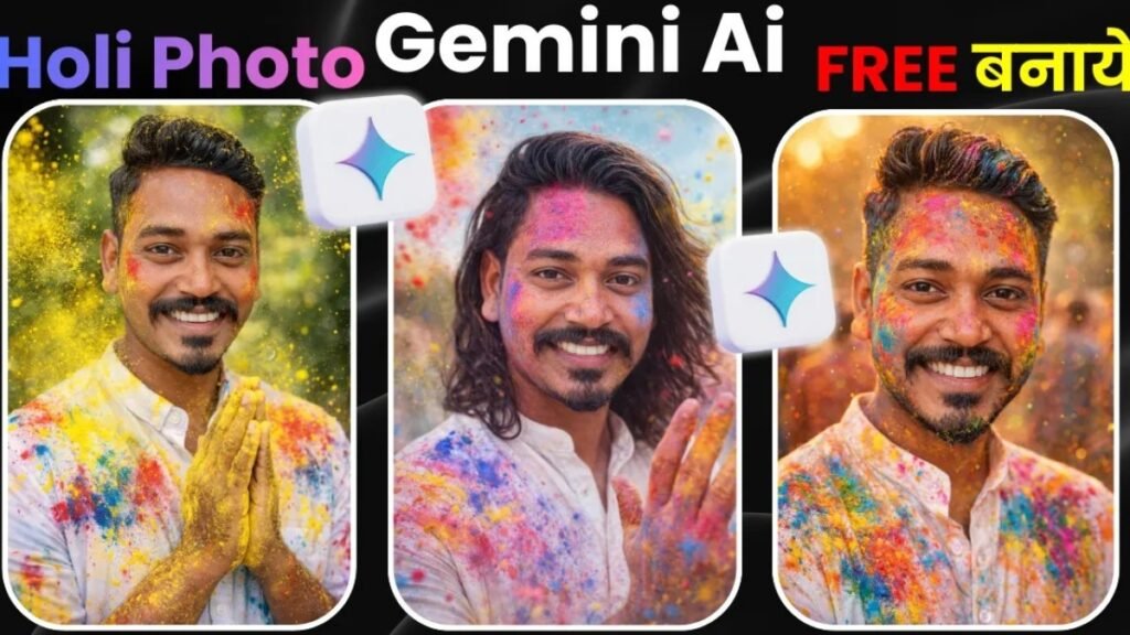 Holi Photo Gemini Prompts Free 2026