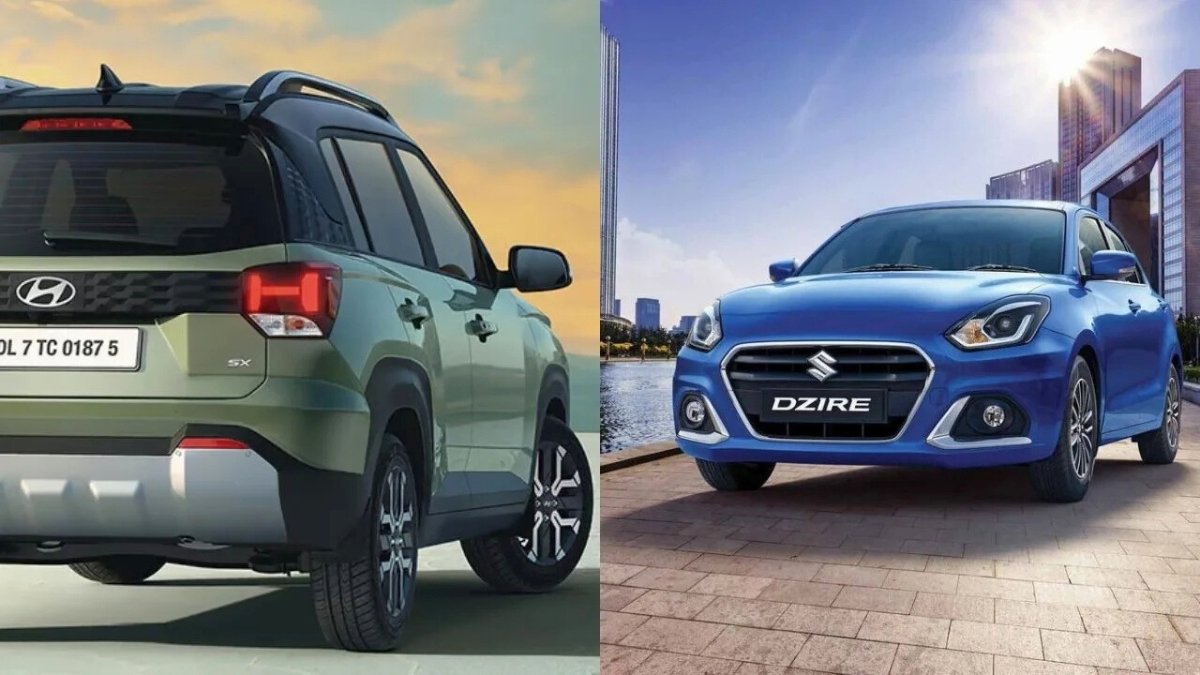 Hyundai Exter vs Maruti Suzuki Dzire