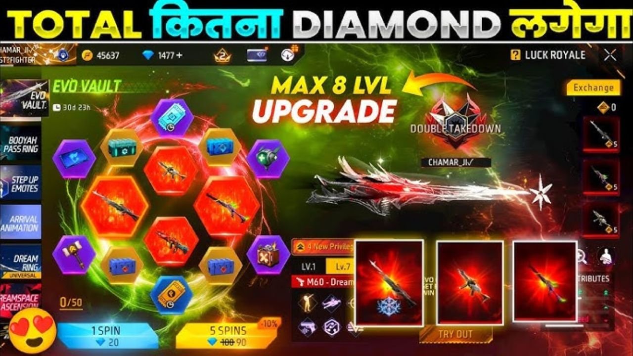 Free Fire Evo Vault Event