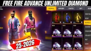 Free Fire Advance Unlimited Diamond