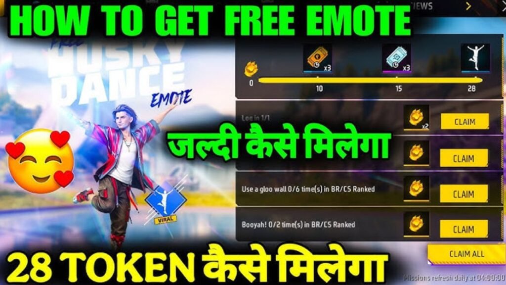 Free Husky Dance Emote Event