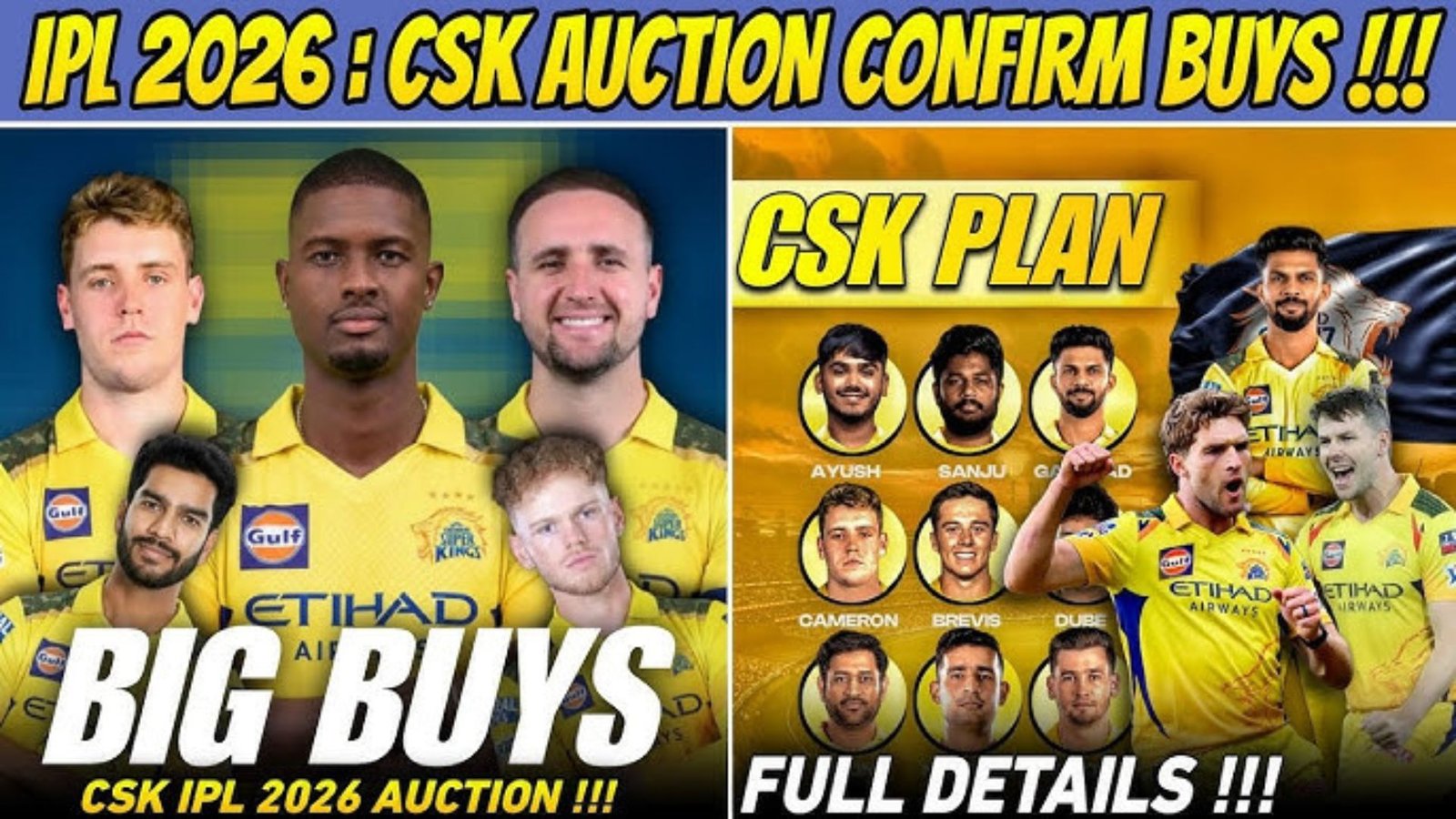 CSK Auction 2026