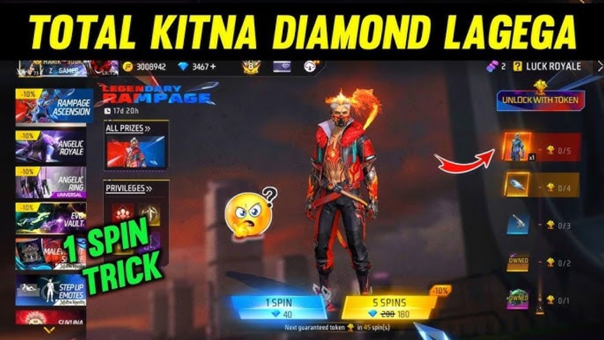 Free Fire Legendary Rampage Event