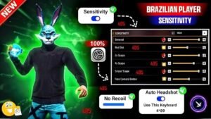 Brazil Sensitivity Free Fire Headshot 2026: 4GB/6GB RAM फोन पर One Tap Headshot की सीक्रेट सेटिंग्स!
