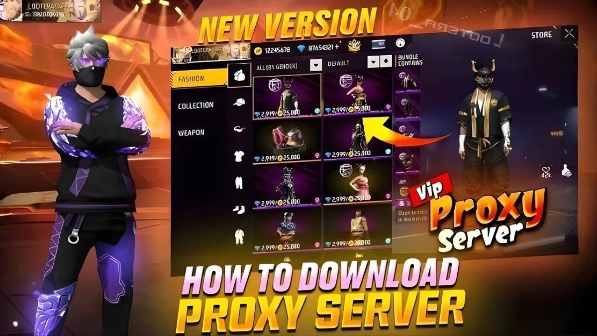 VIP Proxy Server Free Fire