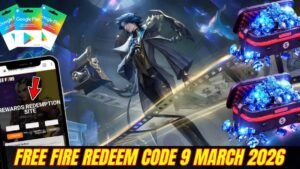 garena free fire max redeem codes 9 march