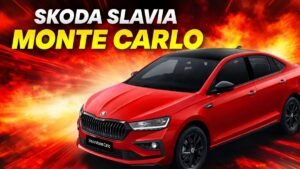₹2 लाख डाउन पेमेंट में Skoda Slavia Monte Carlo  जानिए EMI, कीमत और फीचर्स