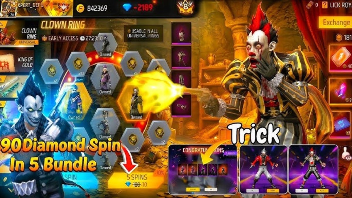 Clown Ring Event 1 Spin Trick