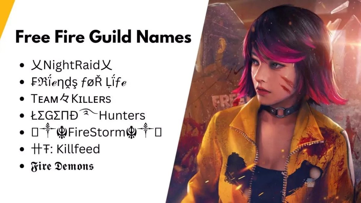 Free Fire Premium Guild Name