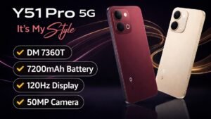 Vivo Y51 Pro 5G भारत में लॉन्च: 7200mAh बैटरी, 50MP कैमरा और 120Hz डिस्प्ले के साथ मिड-रेंज मार्केट में मचाई हलचल